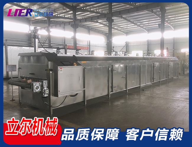 鮑魚(yú)肉液氮隧道式速凍機(jī)